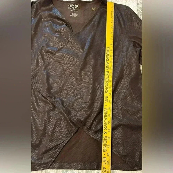 Wrangler Vintage Rock 47 Brown Snakeskin-print jacket. EUC Measurements in pics - Picture 7 of 7